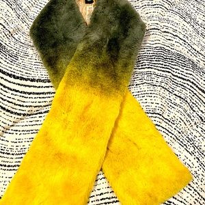 Asos ombré faux fur scarf